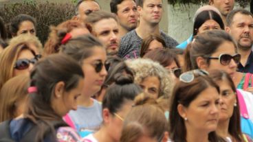 Imágenes de la marcha a un mes de la tragedia en la ruta 33.