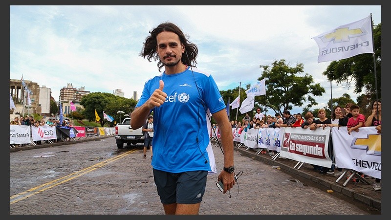 El actor Christian Sancho participó del evento.