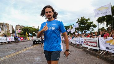 El actor Christian Sancho participó del evento.