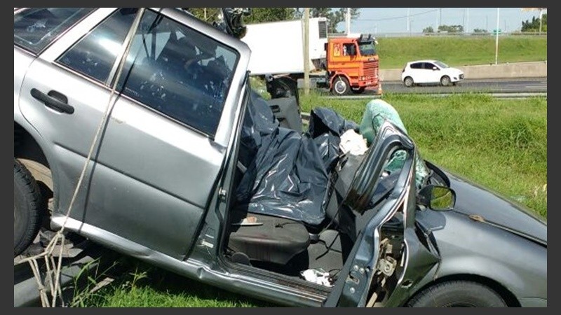 Dos muertos en la autopista este domingo a la madrugada.
