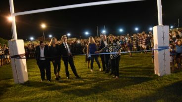 Una imagen del festejo, con la presencia de la intendenta Fein.