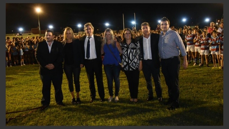 Una imagen del festejo, con la presencia de la intendenta Fein. 