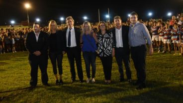 Una imagen del festejo, con la presencia de la intendenta Fein.