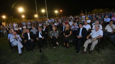 Una imagen del festejo, con la presencia de la intendenta Fein.