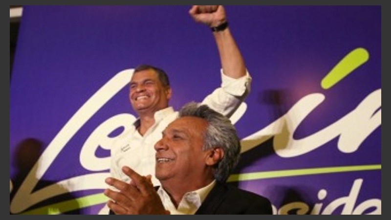 El candidato del oficialismo ecuatoriano se imponía con el 51,07% de los votos.