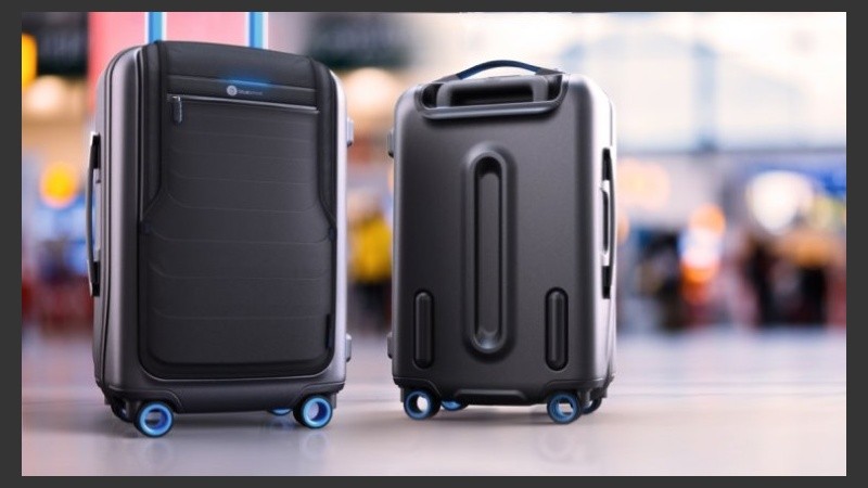 Se controla desde el celular: mediante una app se puede abrir y cerrar el candado, saber el peso o conocer su ubicación.