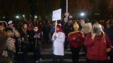 La protesta que encerró a Alicia Kirchner.