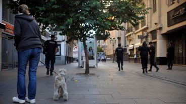 El centro, con casi nula actividad.