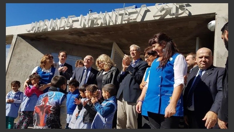 Lifschitz inauguró obras de infraestructura educativa en Reconquista. 