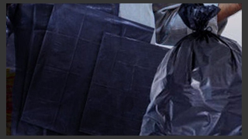 Las bolsas a la venta son las que se usan para la basura. 