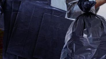 Las bolsas a la venta son las que se usan para la basura.