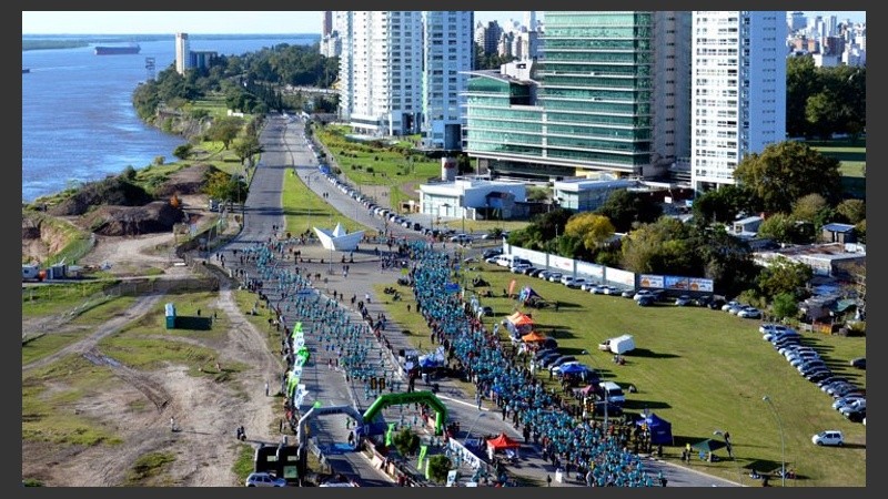 La largada será desde el barquito de papel y recorrerá la costanera.