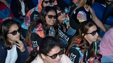 Los alumnos disfrutaron del cine 3D.