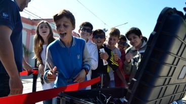 El ingreso al cine 3D.