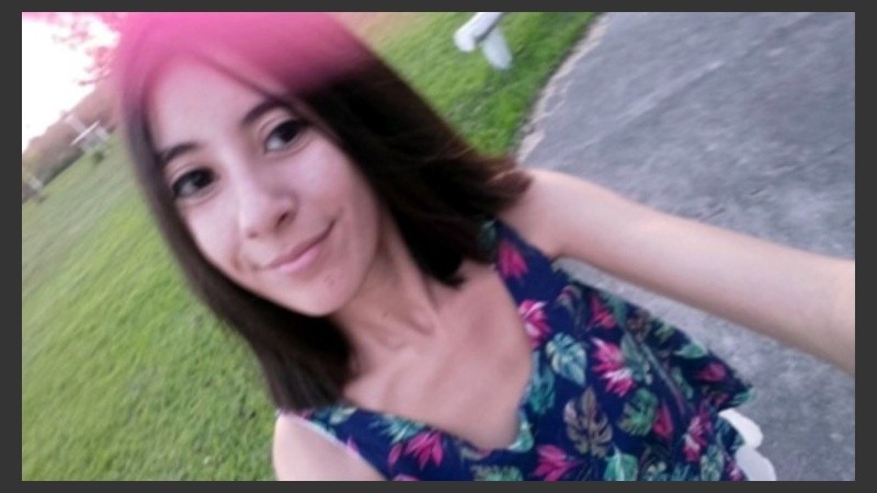 La niña que buscaban desde el miércoles pasado. 