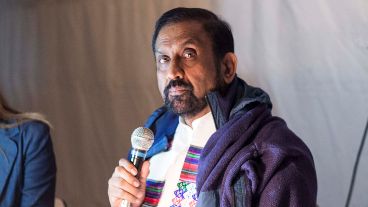 Ignacio en la transmisión del Vía Crucis por Radio 2.