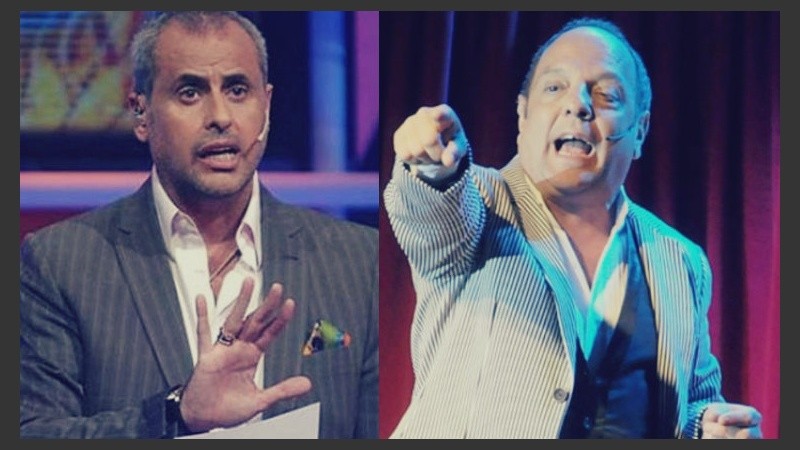 Jorge Rial y Baby Etchecopar, dos que se conocen hace tiempo.