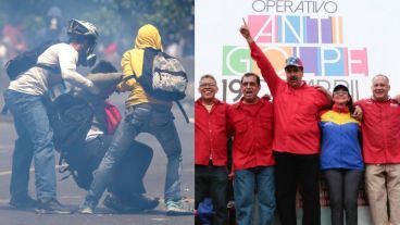 Hubo marchas a favor y en contra y Maduro habló.