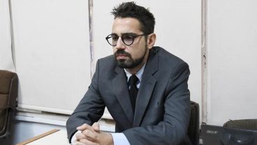 Pablo Aliverti al momento de recibir la condena.