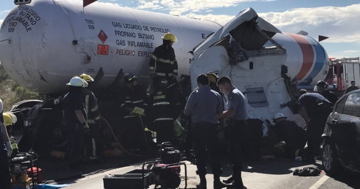 Es grave el estado del camionero