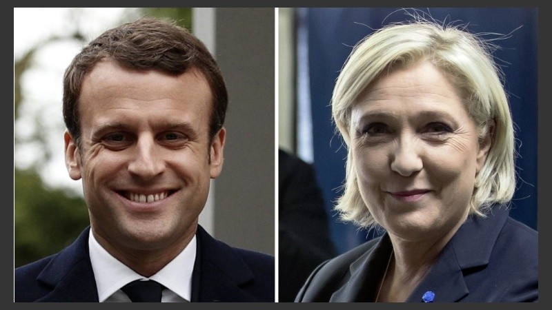 Emmanuel Macron y Marine Le Pen quedará mano a mano el 7 de mayo.