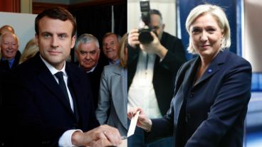 Emmanuel Macron y Marine Le Pen quedará mano a mano el 7 de mayo.