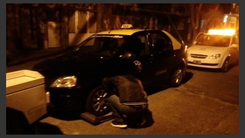 El tachero fue abordado el sábado en Montevideo al 3800.