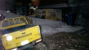 Los delincuentes armaron una escena de guerra.