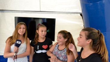 El estudio móvil de televisión.