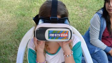 La realidad virtual, uno de los juegos más concurridos en Monje.