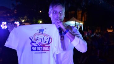 Sebastián Oneto fue el encargado de conducir los recitales.