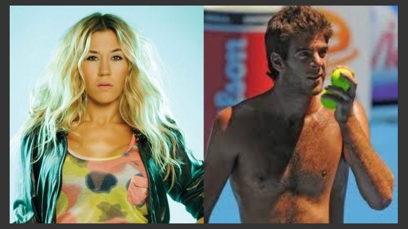 La actriz y el tenista enamorados en Tandil.