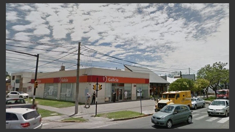 La zona donde tuvo lugar el asalto. 