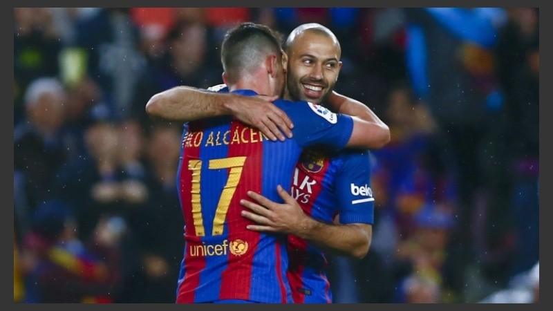 El volante nacido en San Lorenzo y su primer grito azulgrana.