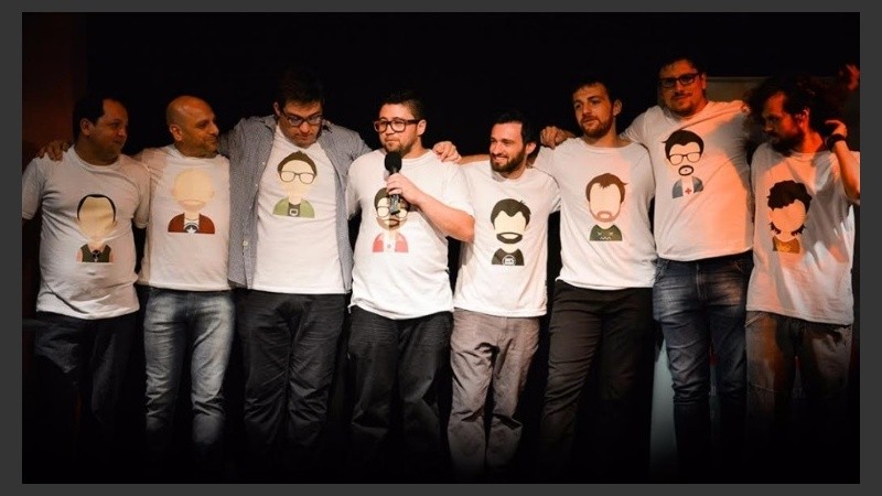 Soltá la Banana: Ramiro Díaz López, Diego Alonso, Chaka González Criado, Germán Diviani, Fernando Gulin, José Oronel, Mauro Aguilar y Lucas Agostini.