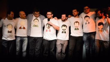 Soltá la Banana: Ramiro Díaz López, Diego Alonso, Chaka González Criado, Germán Diviani, Fernando Gulin, José Oronel, Mauro Aguilar y Lucas Agostini.