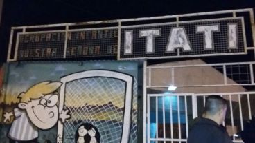 El club de fútbol infantil clausurado y desalojado.