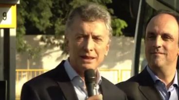 Corral junto a Macri en Santa Fe.