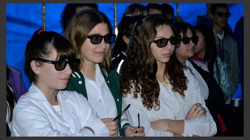 Los maestros también se sumaron a la jornada.