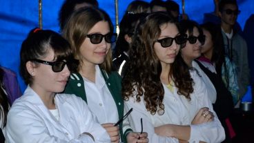 Los maestros también se sumaron a la jornada.