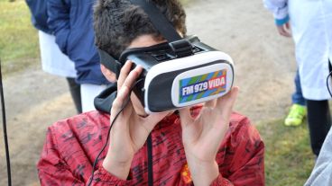 Los alumnos disfrutaron de todos los juegos de Cultura Más Vos.