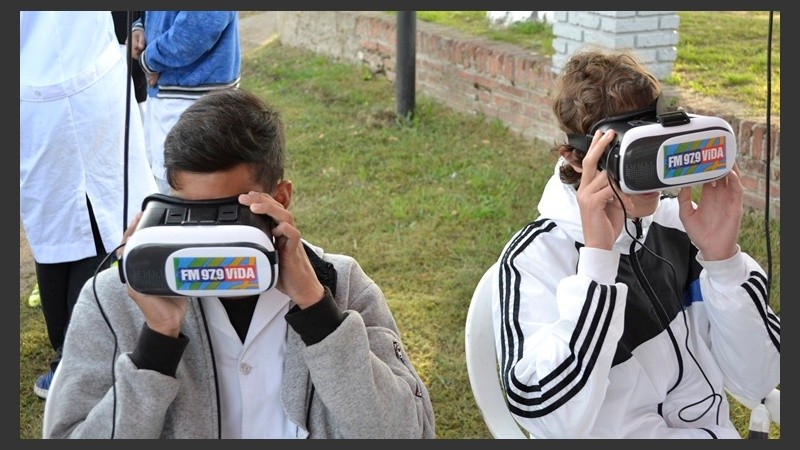 Los alumnos disfrutaron de todos los juegos de Cultura Más Vos.