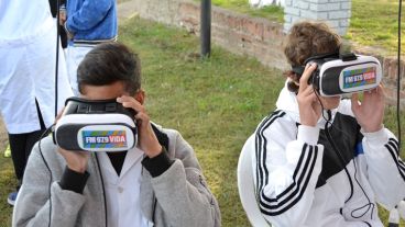 Los alumnos disfrutaron de todos los juegos de Cultura Más Vos.