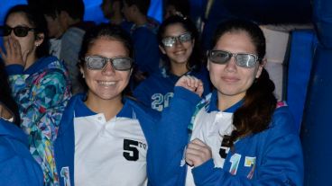 Los alumnos disfrutaron de todos los juegos de Cultura Más Vos.