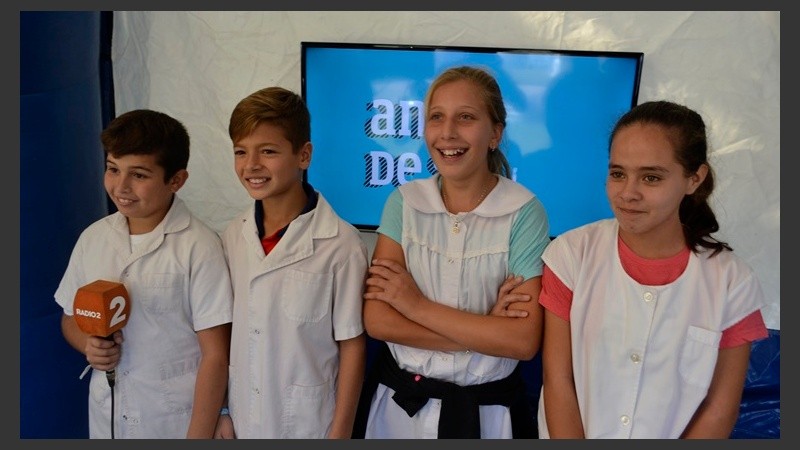 Los alumnos disfrutaron de todos los juegos de Cultura Más Vos.