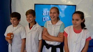 Los alumnos disfrutaron de todos los juegos de Cultura Más Vos.