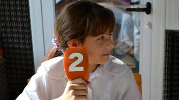 Los alumnos disfrutaron de todos los juegos de Cultura Más Vos.