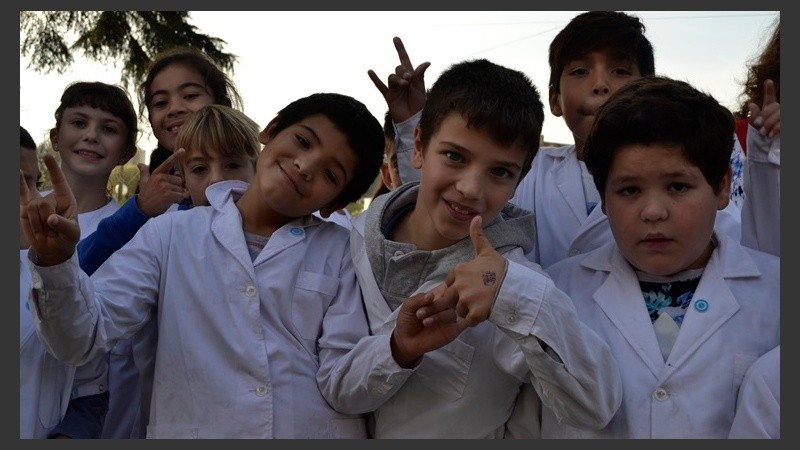 Los alumnos disfrutaron de todos los juegos de Cultura Más Vos.