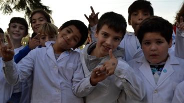 Los alumnos disfrutaron de todos los juegos de Cultura Más Vos.