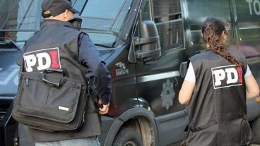 La Policía de Investigaciones intervino en el hecho junto al fiscal Coria.